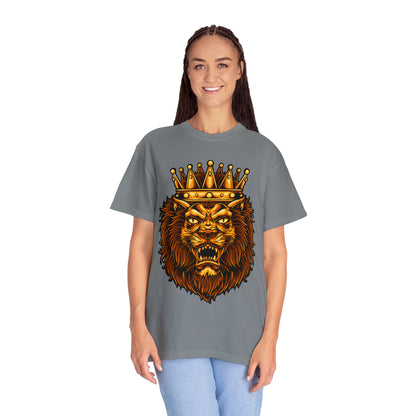 Unisex Lion face T-shirt, Majestic, Wild lion shirt, Animal lover shirt, Animal face shirt, Zoo Tee