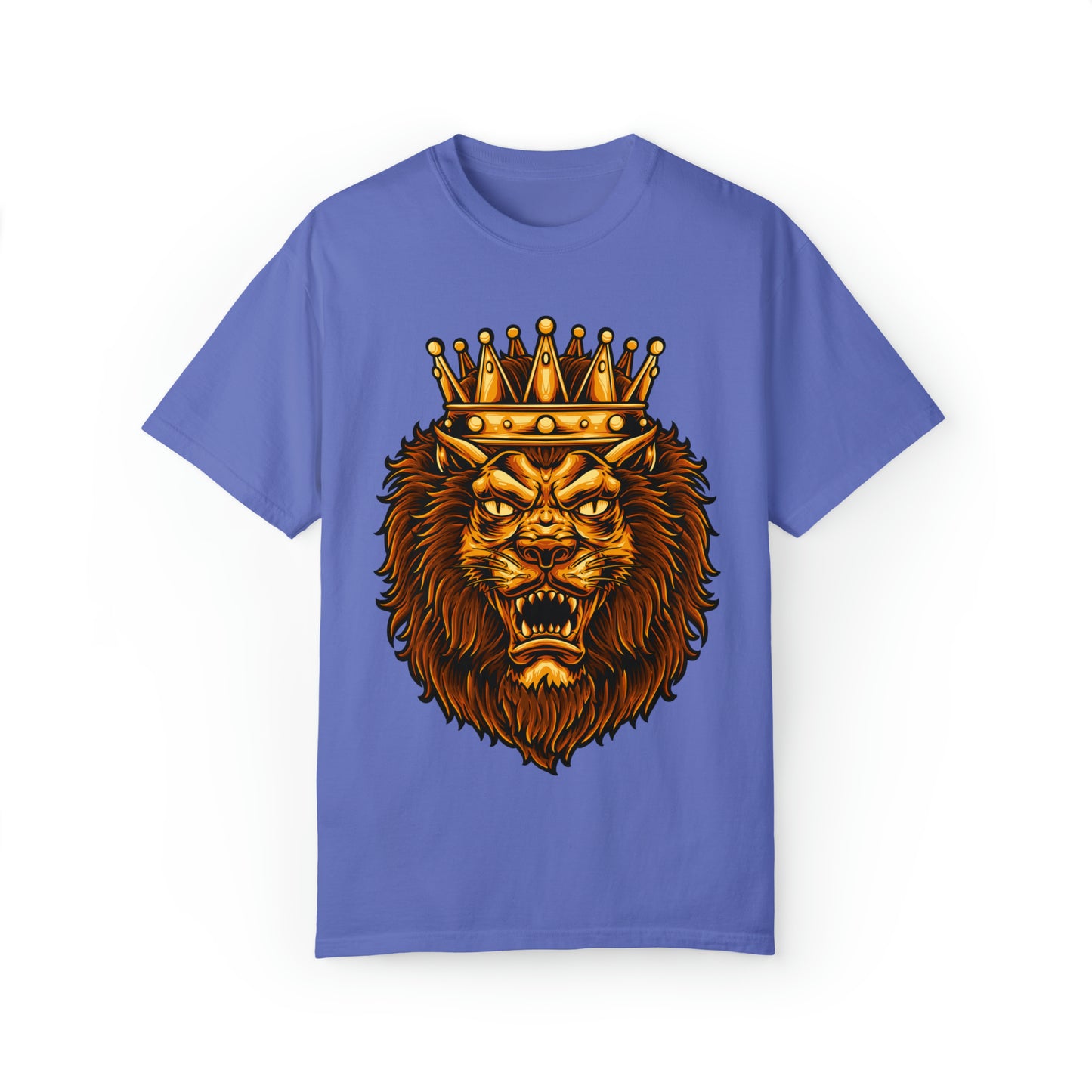 Unisex Lion face T-shirt, Majestic, Wild lion shirt, Animal lover shirt, Animal face shirt, Zoo Tee