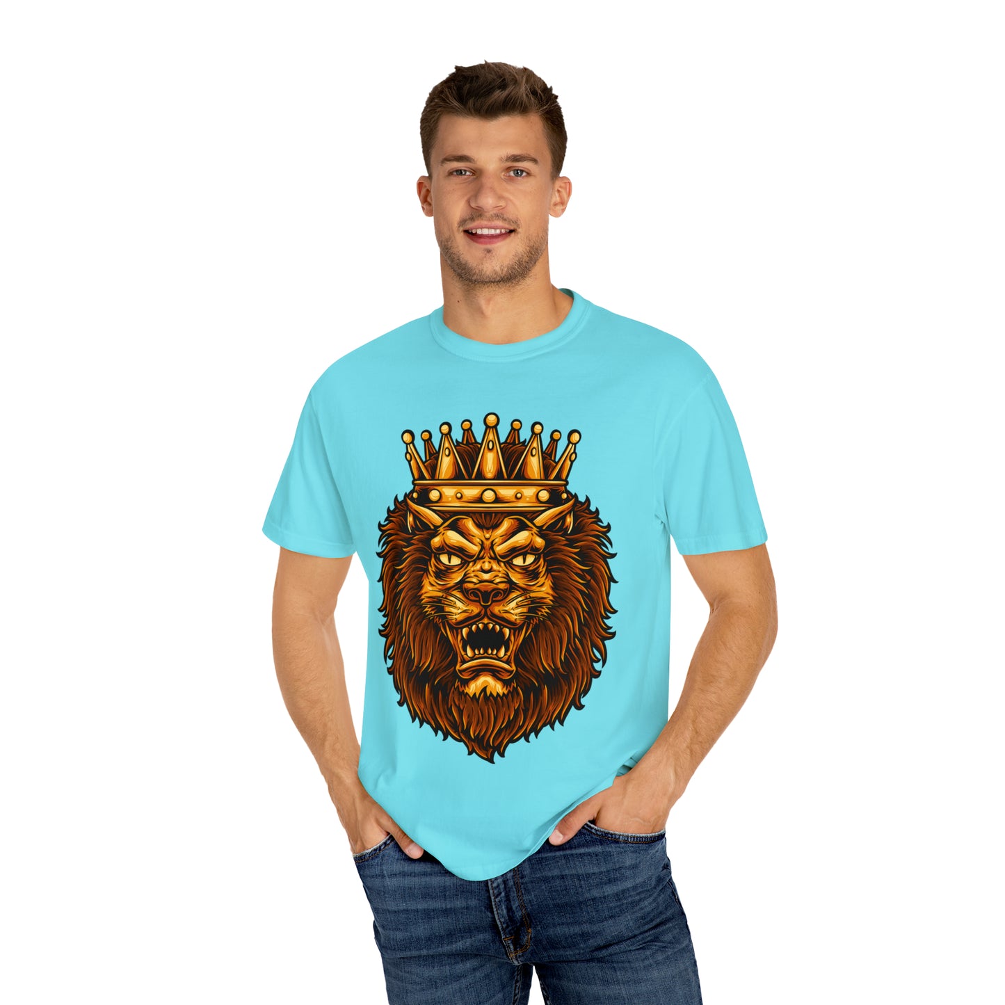 Unisex Lion face T-shirt, Majestic, Wild lion shirt, Animal lover shirt, Animal face shirt, Zoo Tee