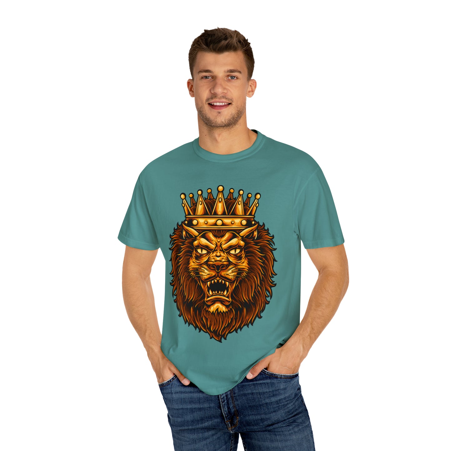 Unisex Lion face T-shirt, Majestic, Wild lion shirt, Animal lover shirt, Animal face shirt, Zoo Tee