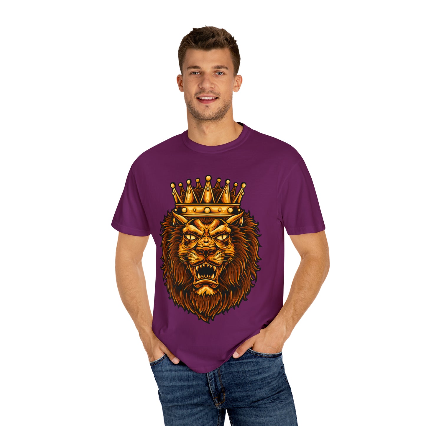 Unisex Lion face T-shirt, Majestic, Wild lion shirt, Animal lover shirt, Animal face shirt, Zoo Tee