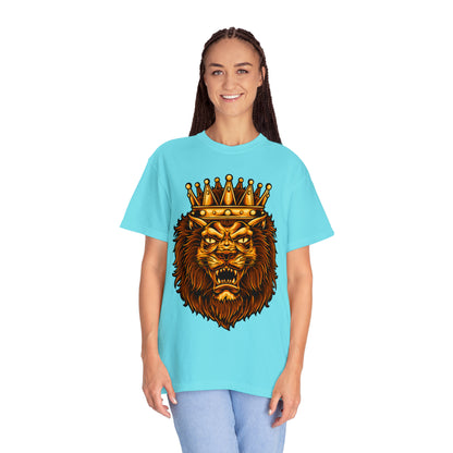 Unisex Lion face T-shirt, Majestic, Wild lion shirt, Animal lover shirt, Animal face shirt, Zoo Tee