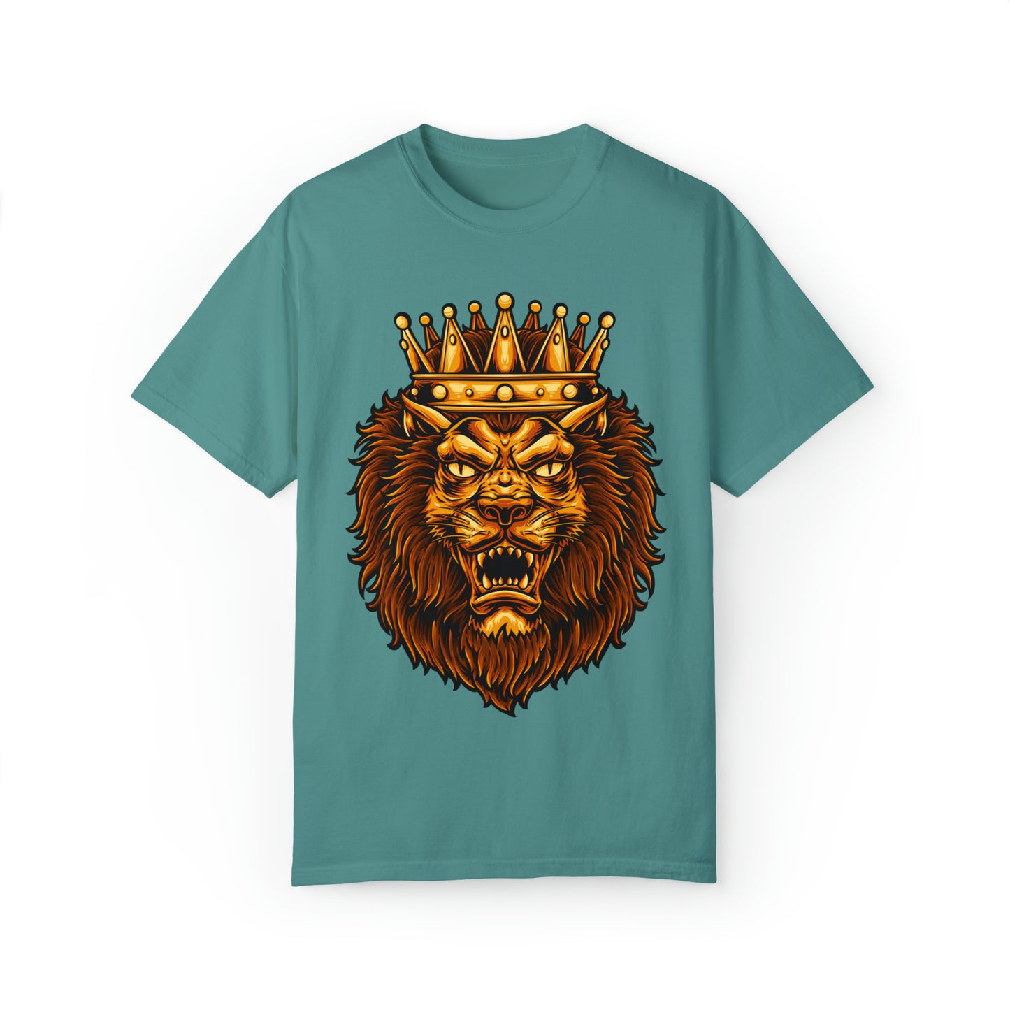 Unisex Lion face T-shirt, Majestic, Wild lion shirt, Animal lover shirt, Animal face shirt, Zoo Tee