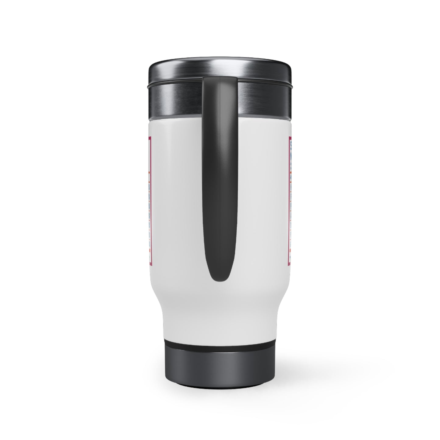 Stainless Steel Travel Mug with Handle, 14oz insulated gift Mug.