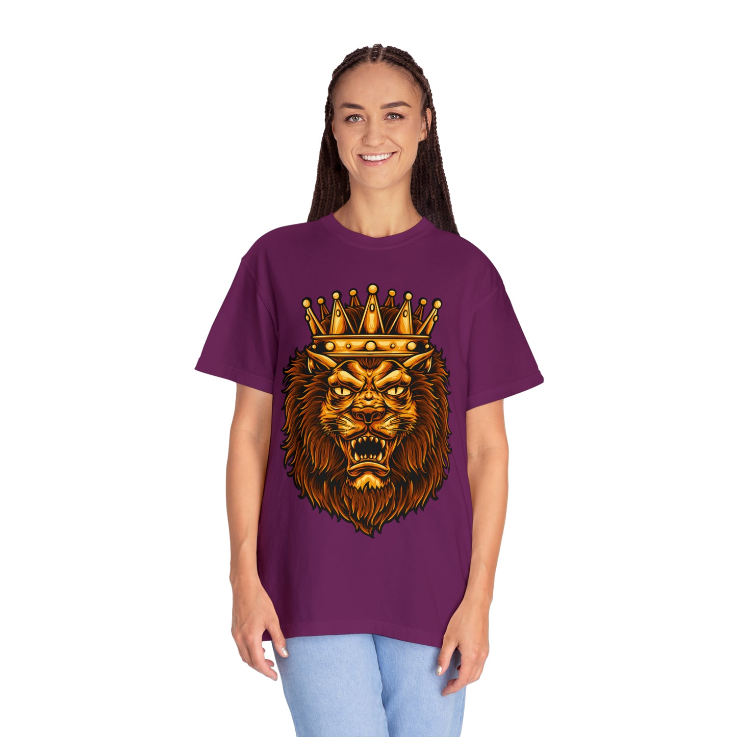 Unisex Lion face T-shirt, Majestic, Wild lion shirt, Animal lover shirt, Animal face shirt, Zoo Tee