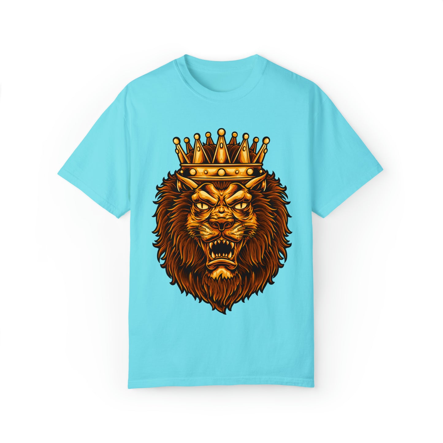 Unisex Lion face T-shirt, Majestic, Wild lion shirt, Animal lover shirt, Animal face shirt, Zoo Tee