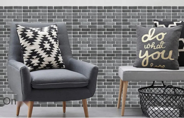 3D PVC Tile Wall Sticker