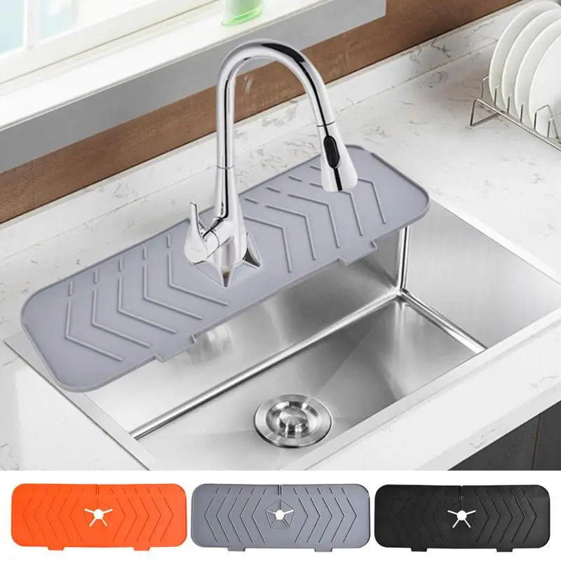 Multifunctional Silicone Sink Faucet Mat