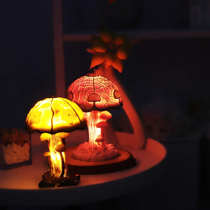 Vintage Mushroom Table Lamp