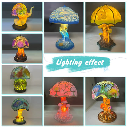 Vintage Mushroom Table Lamp