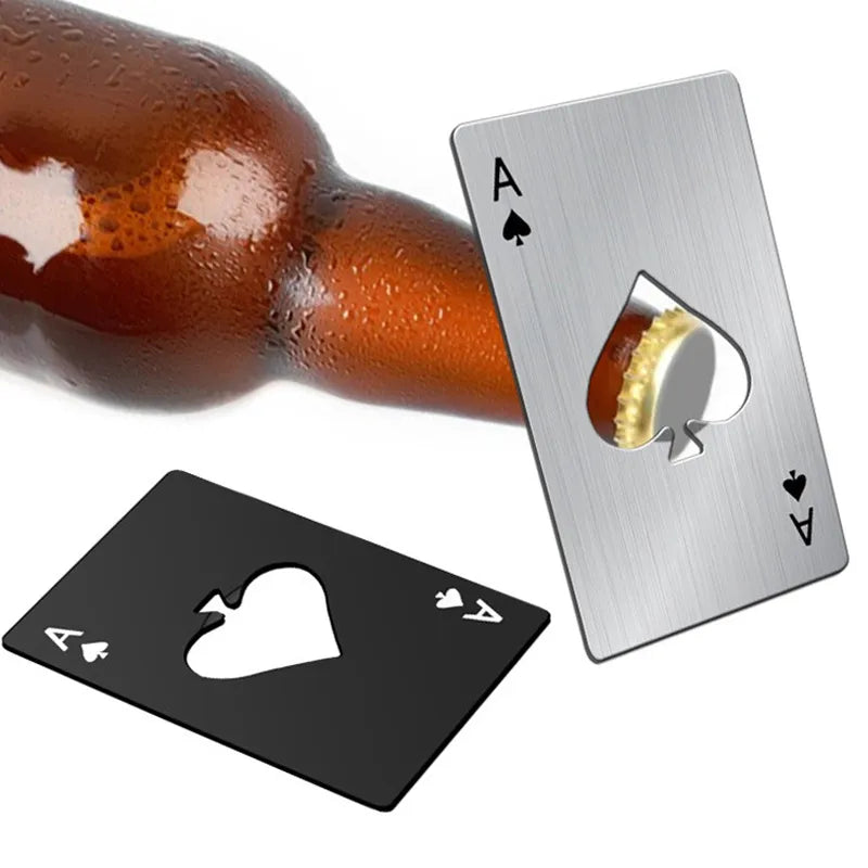 Multi-functional Stainless Steel Poker Bottle Opener