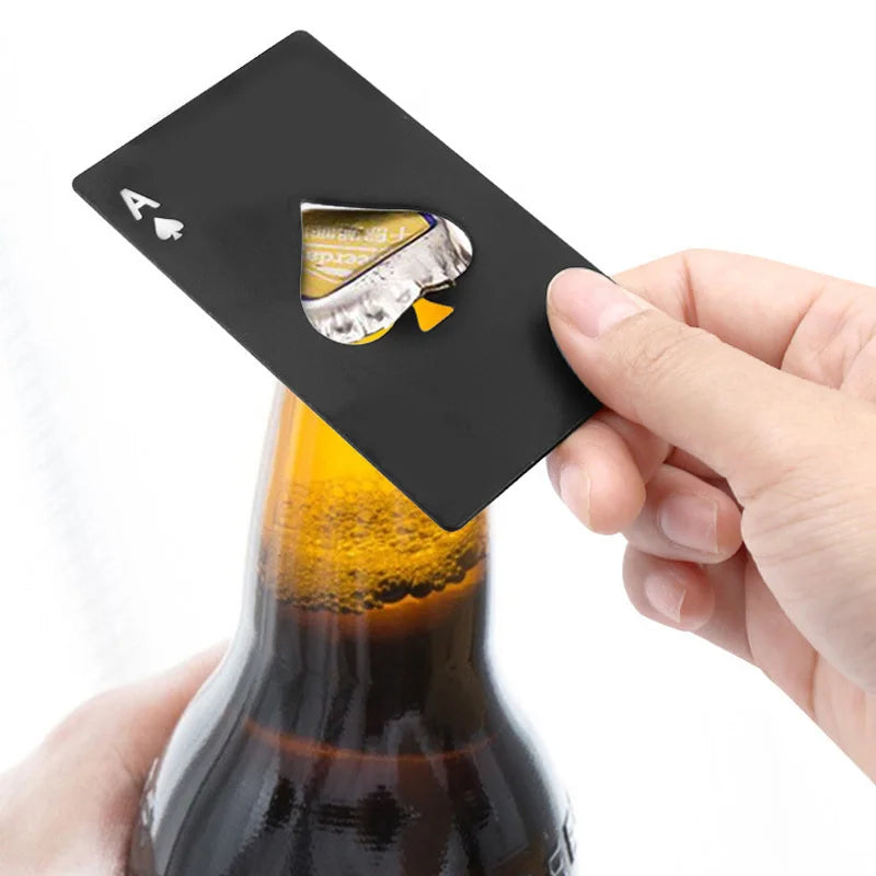 Multi-functional Stainless Steel Poker Bottle Opener