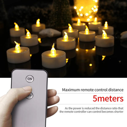 Remote Control LED Flameless Tea Light Candles