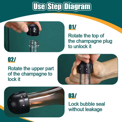 Vacuum Wine Bottle Cap Stoppers