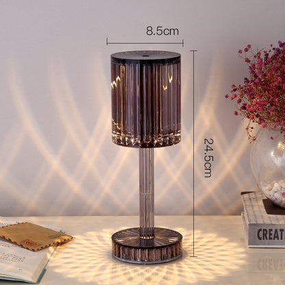 New Crystal Table Lamp Hotel Decoration Diamond Romantic Warm Led For Home Decor Romantic Gift Night Light