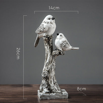 Bird Decorations, Home Furnishing Resin Crafts, Soft Decorations,